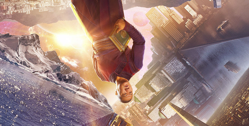 Benedict Wong as Wong, in a sliver of a new character poster from the film.